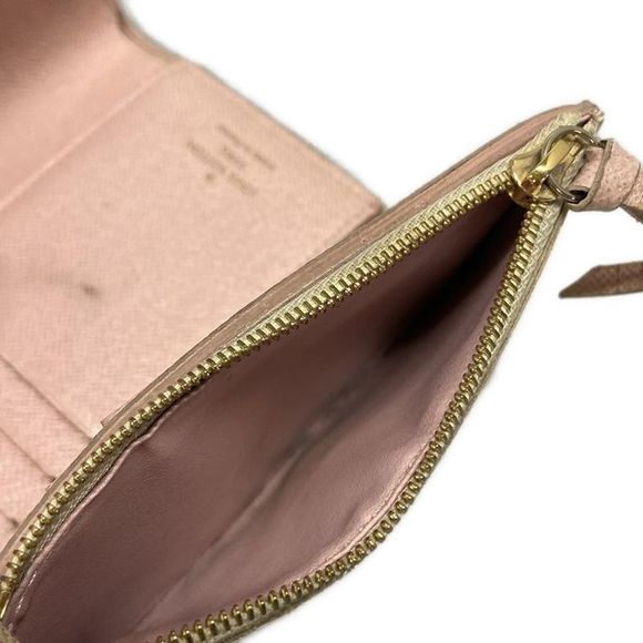 Louis Vuitton Damier Portefeuille Victorine N64022 Threefold Wallet With - Picture 4 of 13